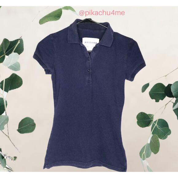 Arizona Jean Company Tops - Arizona Jean Company Favorite Polo  Cap Sleeve XS